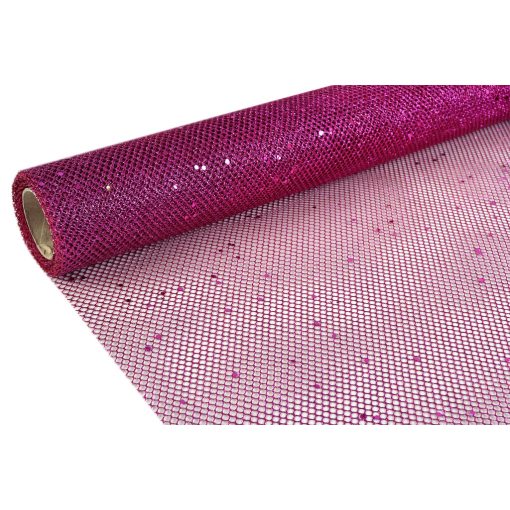 Glitteres méhsejtes csomagoló 50cm x 4.5m 05#