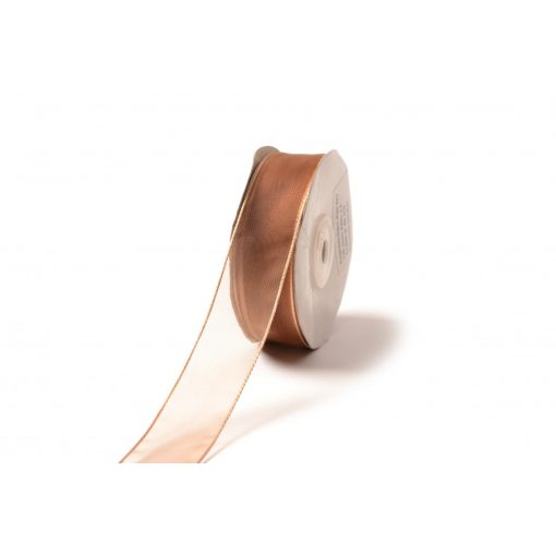 Damil szélű organza szalag  / 2,5cm x 25y   A30#