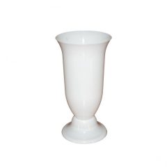 Fehér műanyag váza