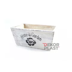 Fa virágtartó, téglalap / 9cm x 19,5cm x 17cm x 12cm  02#