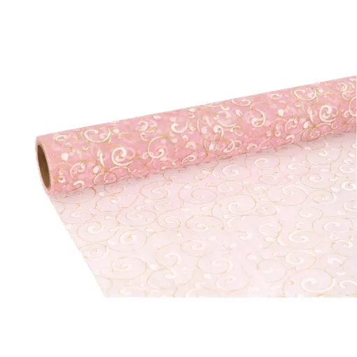 Glitteres inda mintás organza tekercs 36cm x 9.1m 11#