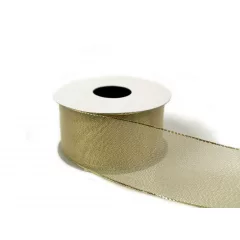 Arany, drótos szalag / 4cm x 10y  03#