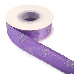 Karácsonyi drótos glitteres szalag / 2,5cm x 10y  06#