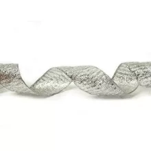 Ezüst, drótos szalag / 4cm x 10y   02#