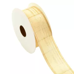 Metál kockás szalag 4cm x 9,1m