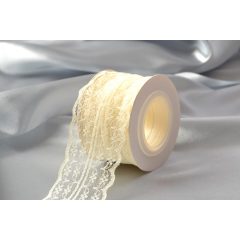 Műszálas csipke / 4cm x 10y   02#