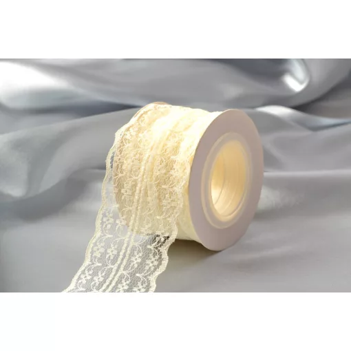 Műszálas csipke / 4cm x 10y   02#