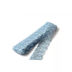 Műszálas csipke organzával / 4cm x 10y  03#