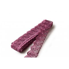 Műszálas csipke organzával / 4cm x 10y  06#