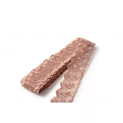 Műszálas csipke organzával / 4cm x 10y  07#