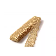 Műszálas csipke organzával / 4cm x 10y   09#