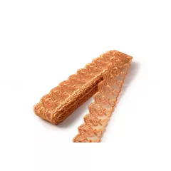 Műszálas csipke organzával / 4cm x 10y   10#