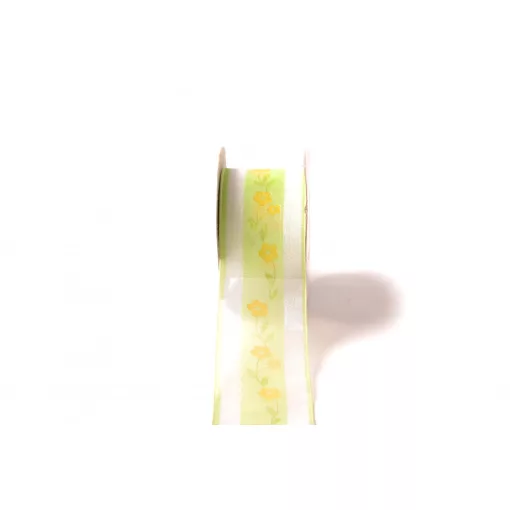 Mintás organza szalag / 4cm x 10y  01#