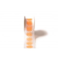Mintás organza szalag / 4cm x 10y  04#