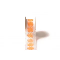 Mintás organza szalag / 4cm x 10y  04#