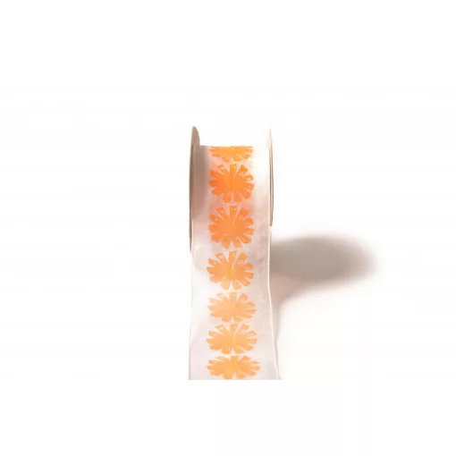 Mintás organza szalag / 4cm x 10y  04#