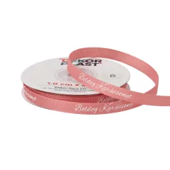 Boldog Karácsonyt feliratú ripsz 1cm  x 20y 05#