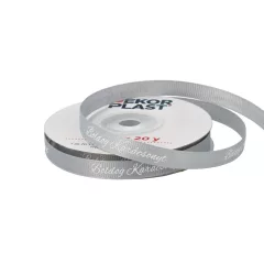 Boldog Karácsonyt feliratú ripsz 1cm  x 20y  10#