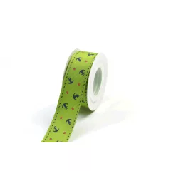Horgonyos ripsz szalag / 2,5cm x 10y  06#