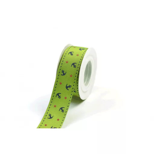Horgonyos ripsz szalag / 2,5cm x 10y  06#