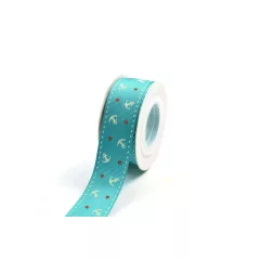Horgonyos ripsz szalag / 2,5cm x 10y   08#