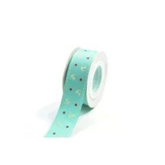 Horgonyos ripsz szalag / 2,5cm x 10y   09#