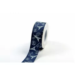 Eiffel tornyos ripsz szalag / 2,5cm x 10y  04#