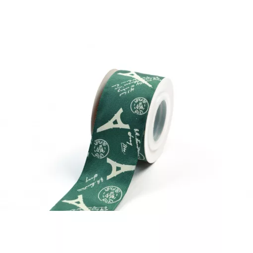 Eiffel tornyos ripsz szalag / 4cm x 10y  05#