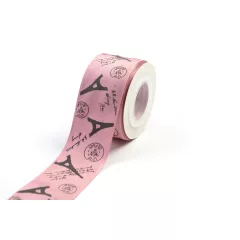 Eiffel tornyos ripsz szalag / 4cm x 10y  11#