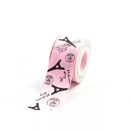 Eiffel tornyos ripsz szalag / 4cm x 10y  16#