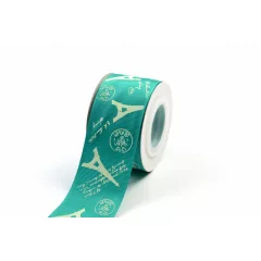 Eiffel tornyos ripsz szalag / 4cm x 10y  18#