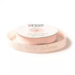 Merry Christmas feliratú hópelyhes ripsz szalag