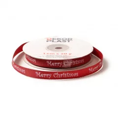 Merry Christmas feliratú ripsz szalag