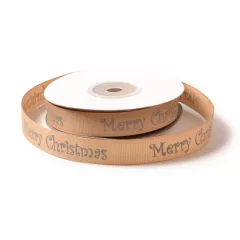 Merry Christmas feliratú ripsz szalag