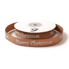 Merry Christmas feliratú ripsz szalag