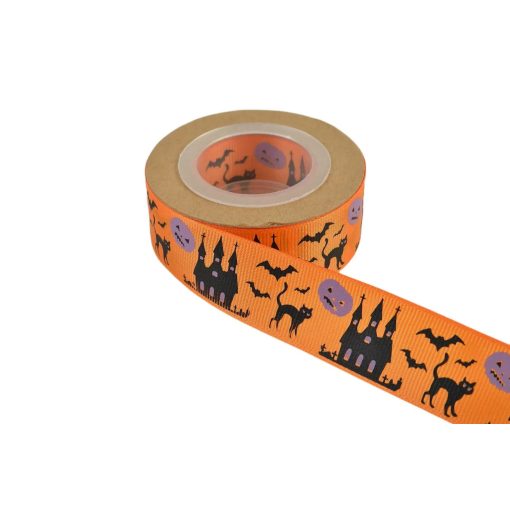 Halloween mintás ripsz szalag 2.5cm x 10y 