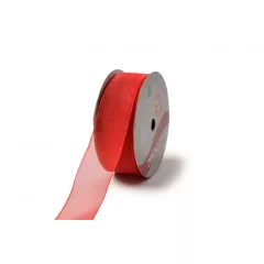 Sima organza szalag / 4cm x 20y  40#