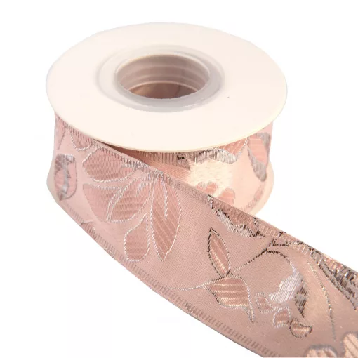 Barokk mintás drótos szalag / 4cm x 10y  05#