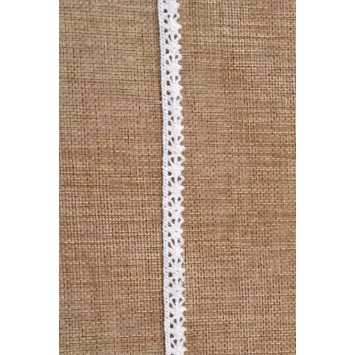 Fehér csipke szalag / 1cm x 5y  01#
