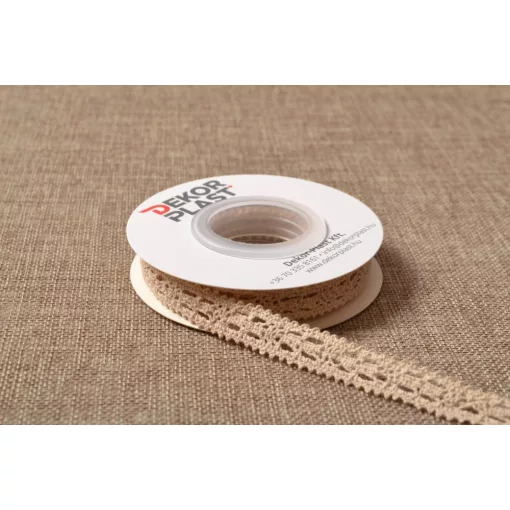 Natúr csipke / 1cm x 5y  02#