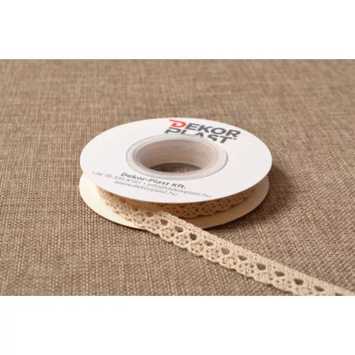 Natúr csipke / 1cm x 5y   06#