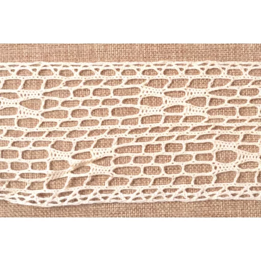 Natúr csipke / 10cm x 5y   01#