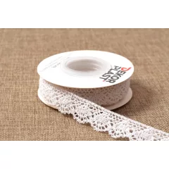 Fehér csipke szalag / 2cm x 5y   04#