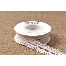 Fehér csipke szalag / 2cm x 5y  06#