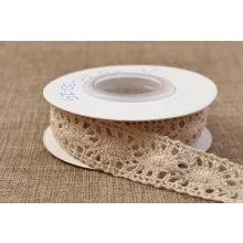 Natúr csipke / 2,5cm x 5y  03#