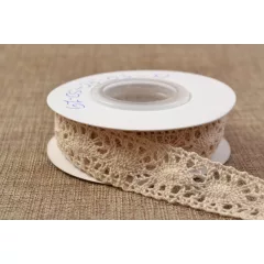 Natúr csipke / 2,5cm x 5y  03#