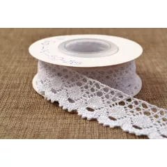 Fehér csipke szalag / 3cm x 5y  03#