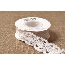 Fehér csipke szalag / 3cm x 5y  05#