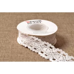 Fehér csipke szalag / 3cm x 5y  05#
