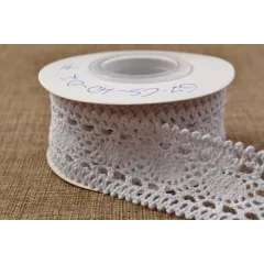 Fehér csipke szalag / 4cm x 5y  02#
